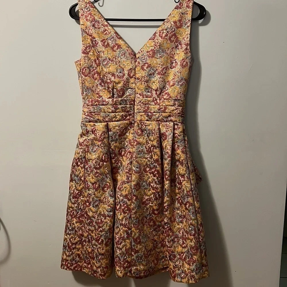 Zac Posen For Target Lined Brocade Dress Size Small - Picture 7 of 7